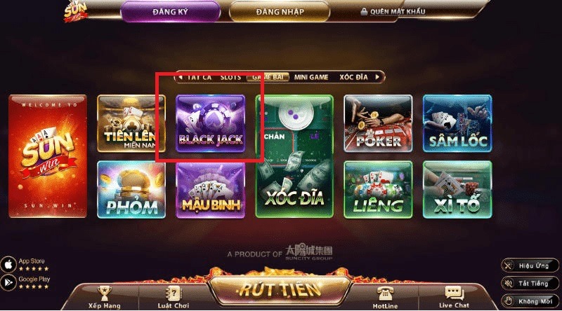 Blackjack Sunwin 2