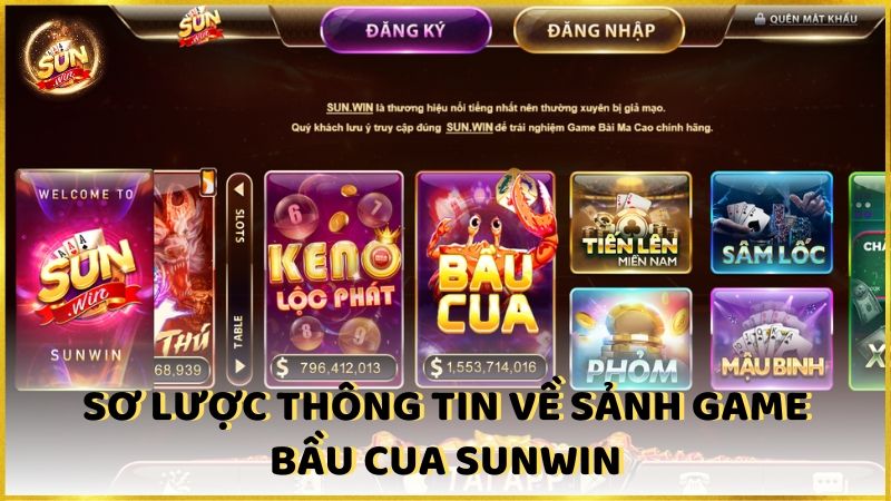 So Luoc Thong Tin Ve Sanh Game Bau Cua Sunwin (1)