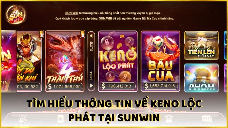 Tìm Hiẻu Thong Tin Ve Keno Lọc Phát Tai Sunwin (1)